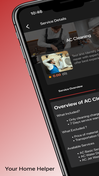INCASA: Cleaning Service Screenshot
