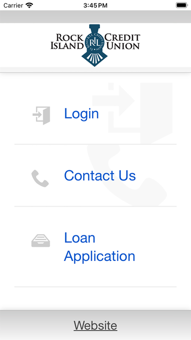Rock Island Credit Union Screenshot