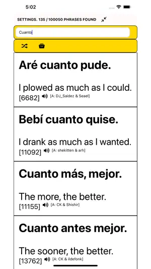 Speak Spanish: 100,000 Phrases screenshot 4