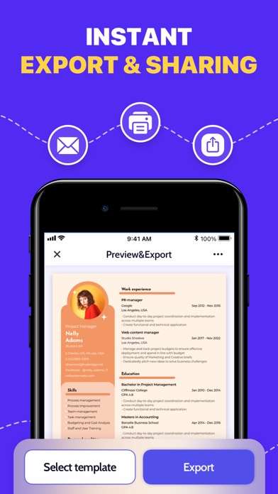 Resume Maker - Templates Screenshot