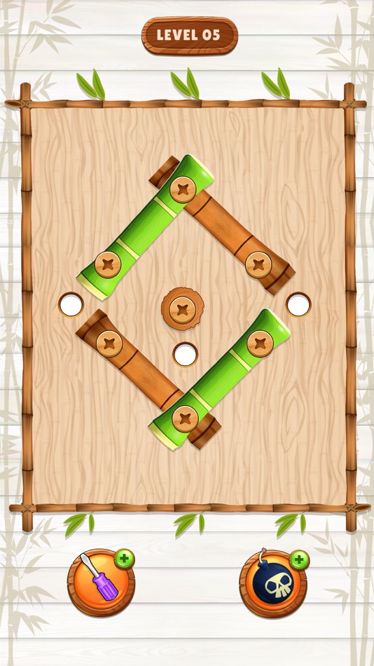 #4. Bamboo Nuts & Bolts Puzzle (iOS) di: Seher Anwar
