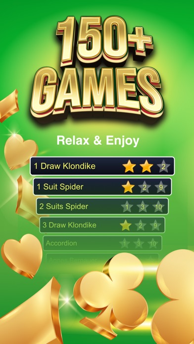 150 plus Card Games Solitaire Pack screenshot 1