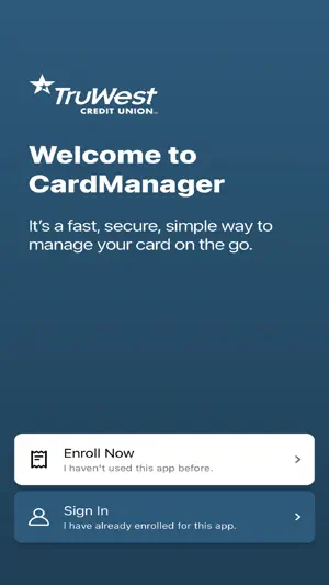 TruWest Card Manager screenshot 1