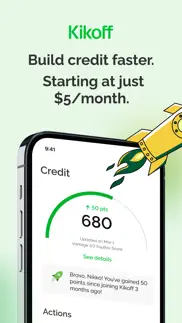 kikoff – build credit quickly iphone screenshot 1