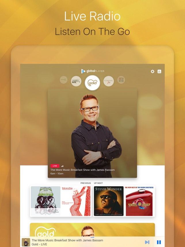 Gold Radio by Global Player dans l'App Store