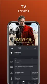 telemundo: series y tv en vivo iphone screenshot 3