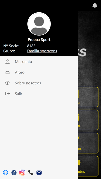 SG Fitness Screenshot