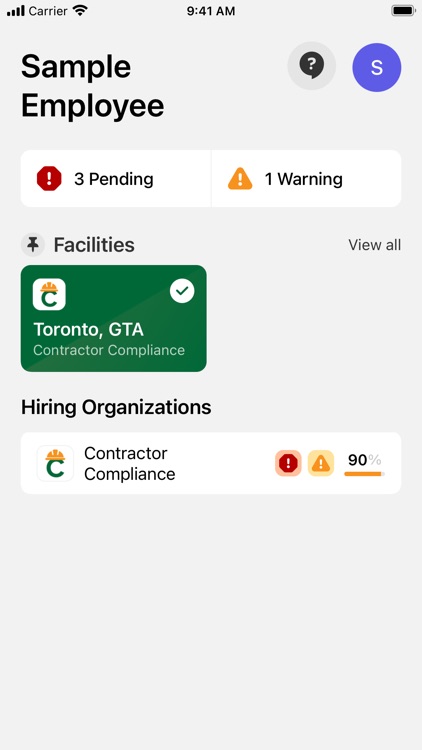 Contractor Compliance