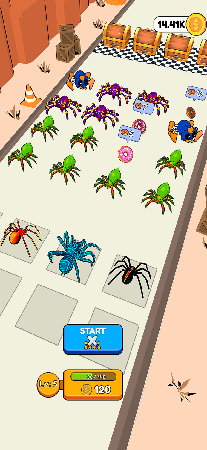 Merge Ants Underground Battle