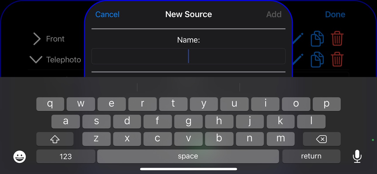 iPhone screenshot