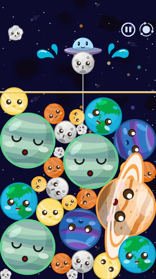 #3. Planet Merge Game (iOS) Podle: Kei Shoji