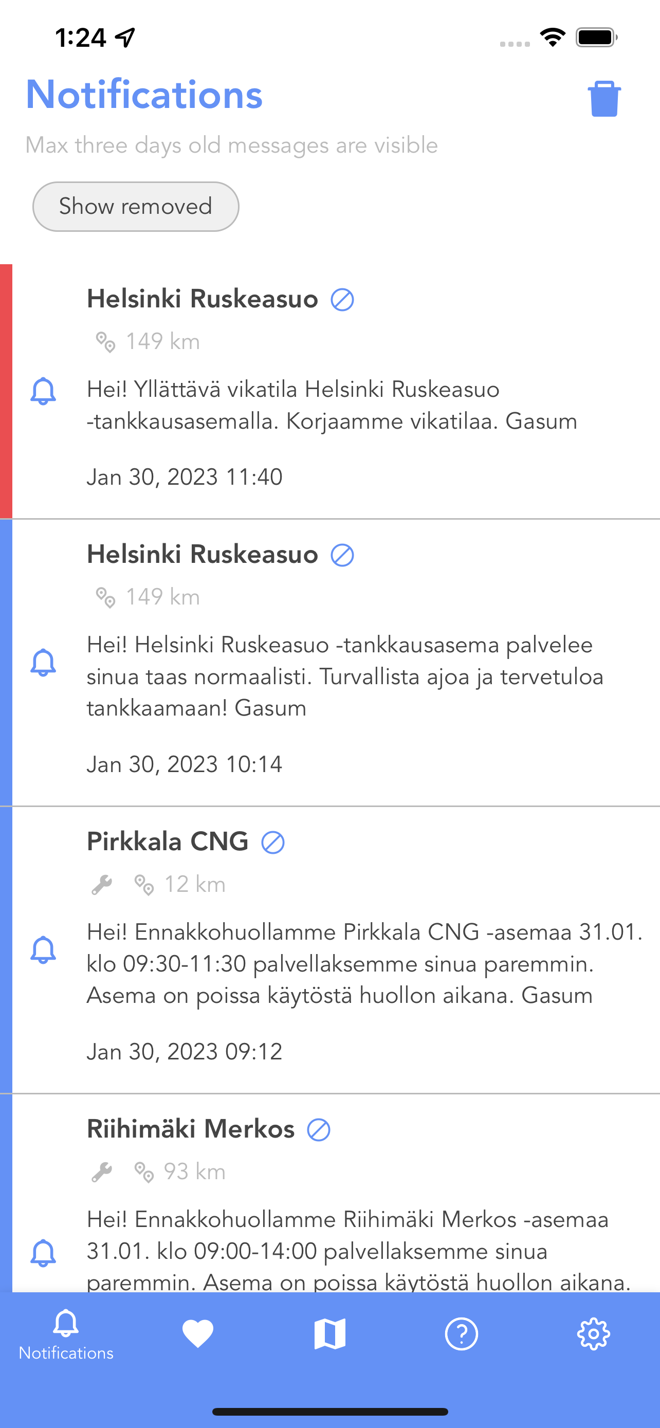 Gasum Driver App