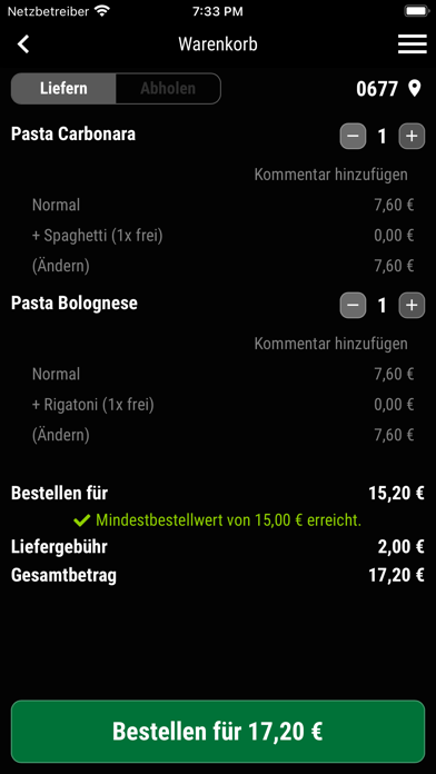 Pizza 66 Bitterfeld-Wolfen Screenshot