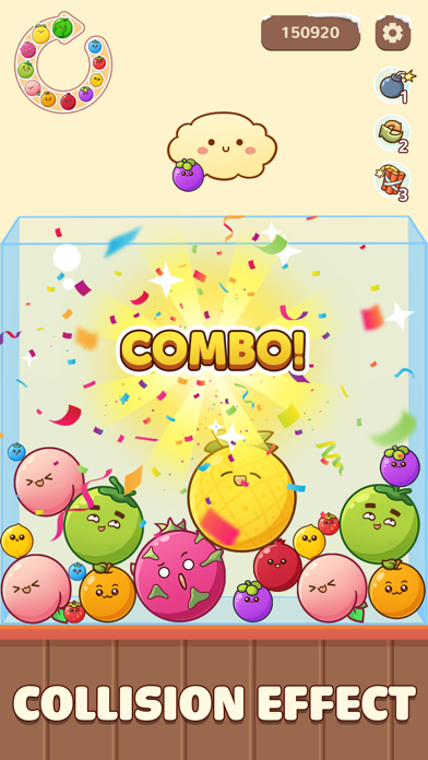 Screenshot #1 pour Fruit Merge Master Plus