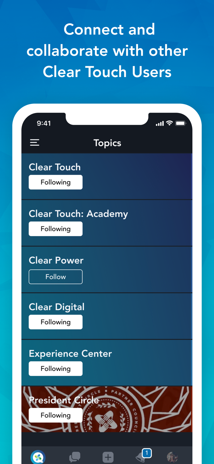 Clear Touch Experience