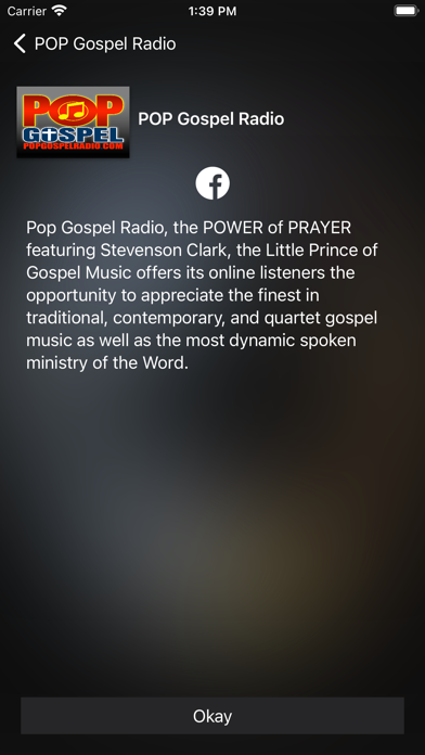 POP Gospel Radio Screenshot