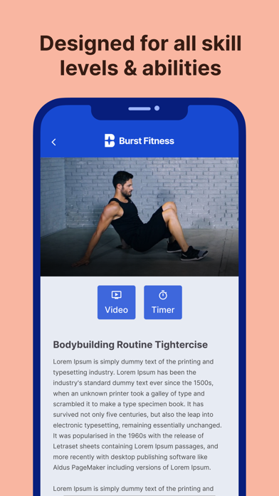 Burst Fitness Screenshot
