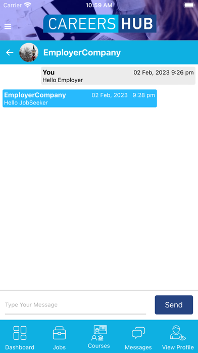 CareersHub Job Portal Screenshot