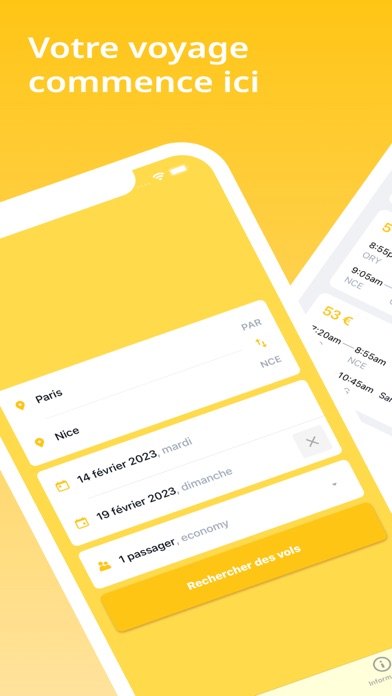 Screenshot #1 pour Vols pas chers — Aviasurf