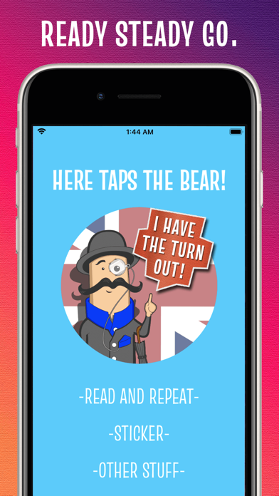 HERE TAPS THE BEAR! app screenshot