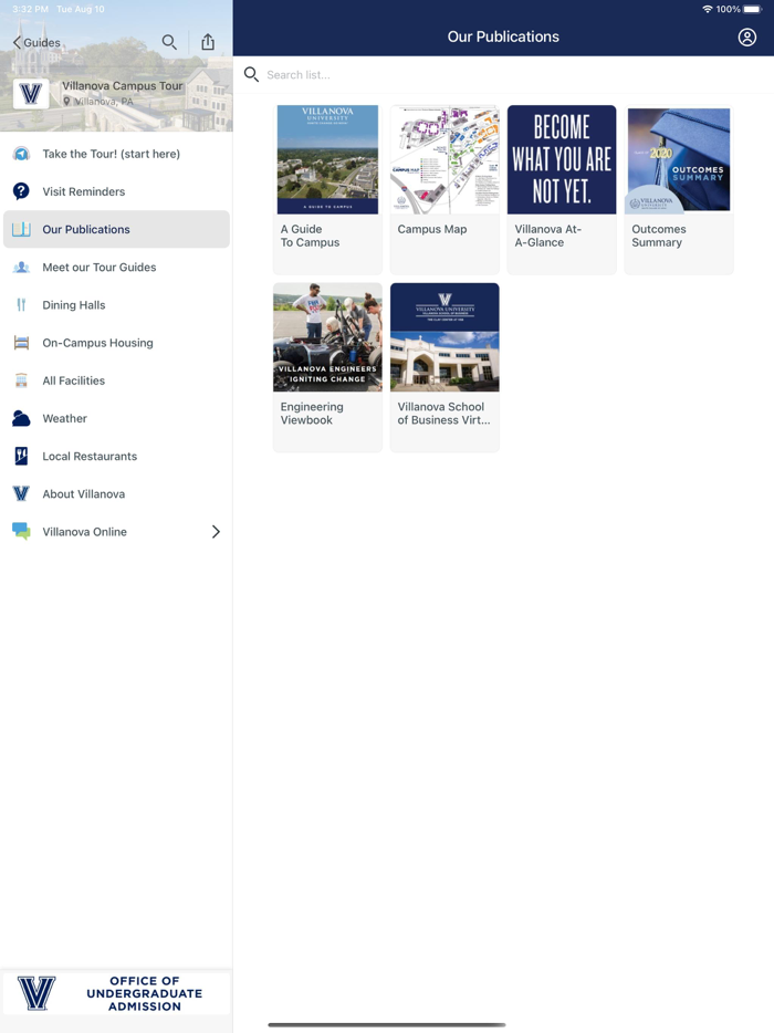 Villanova University Guides