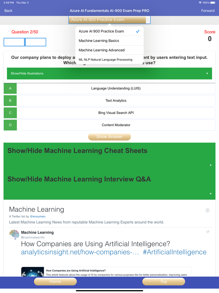Azure AI Fundamentals Exam PRO