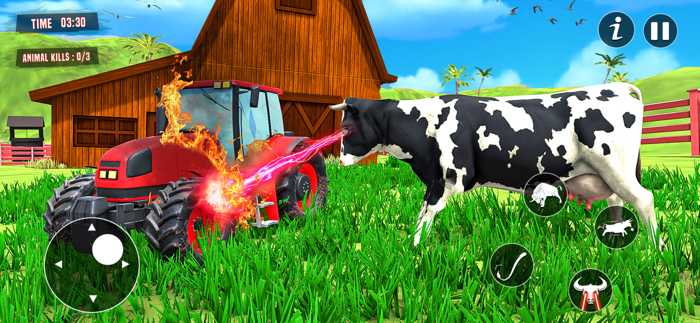 Scary Evil Cow Simulator Games