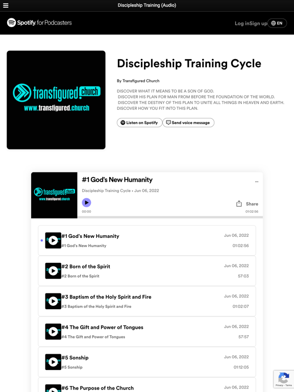 Transfigured Church iPad screenshot 4 - Education app