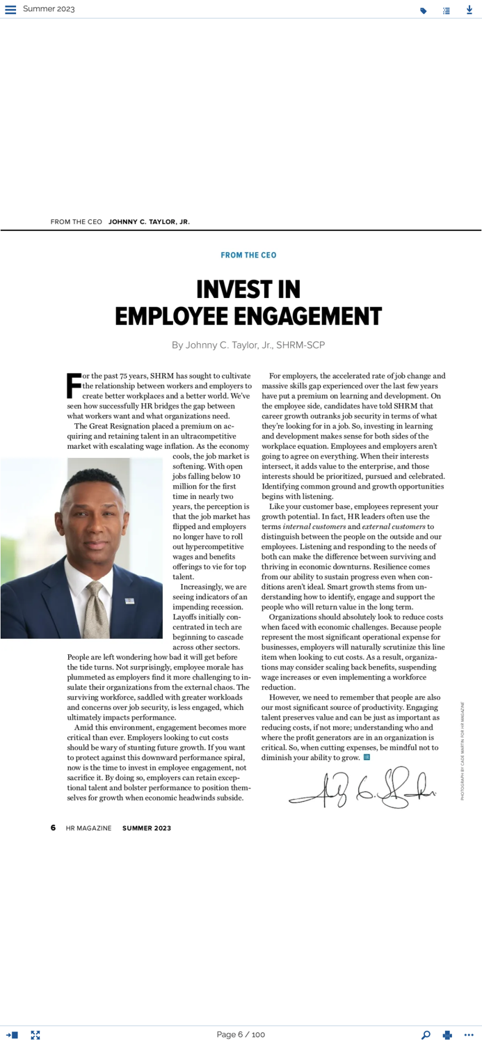 SHRM - HR Magazine