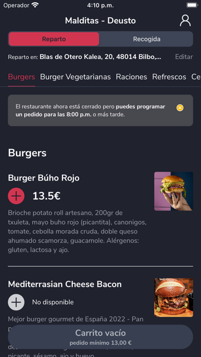 Malditas Burgers Screenshot