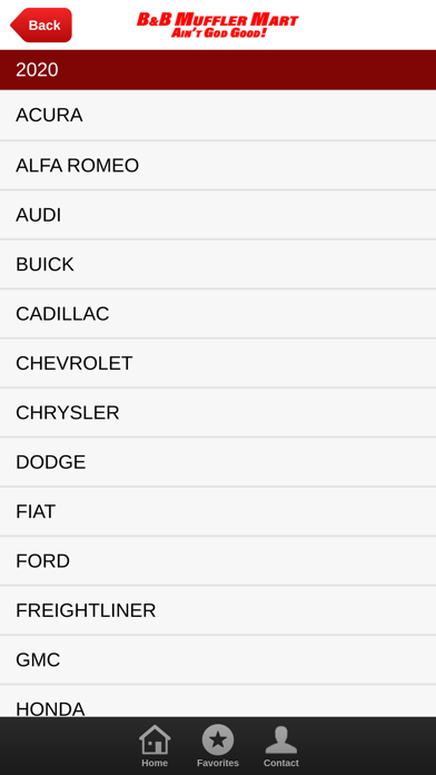 B&B Muffler Mart Exhaust Screenshot