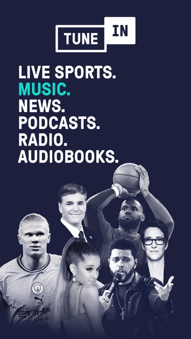 TuneIn Radio: Music & Sports Screenshots