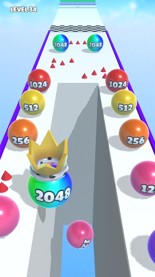 #3. Ball Merge 2048 (iOS) 由: Tran Thanh Tung