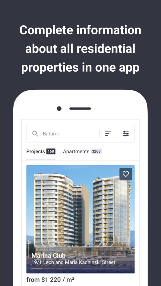 Korter: property, apartments - 3.9.1 - (iOS)
