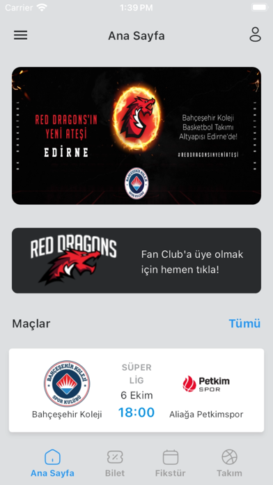 BK Basketbol Screenshot