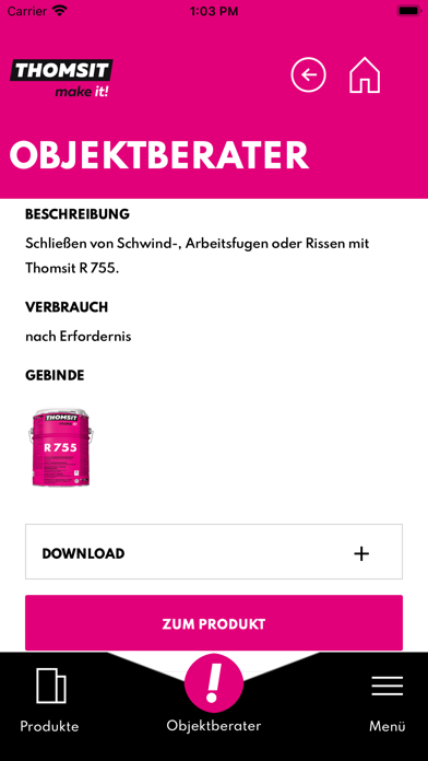 THOMSIT Objektberater Screenshot