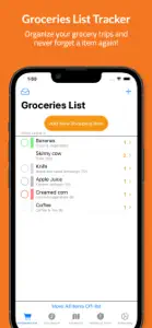 Grocery List - Shopping Lists screenshot #1 for iPhone