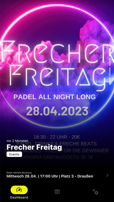 PadelBase Werne Screenshot