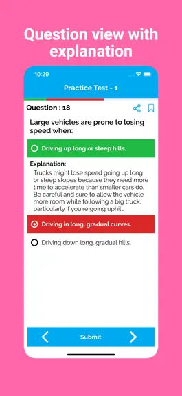 Game screenshot RI DMV Permit Test apk