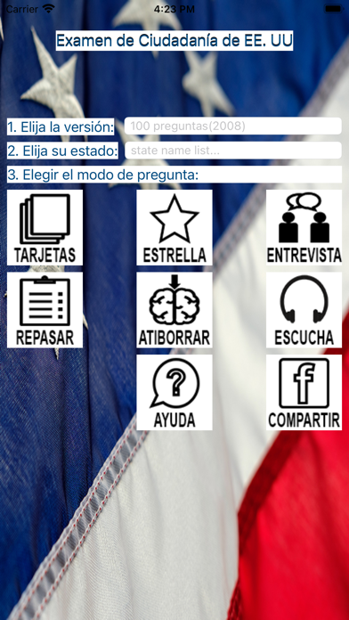 Examen de Ciudadanía de EE UU Screenshot