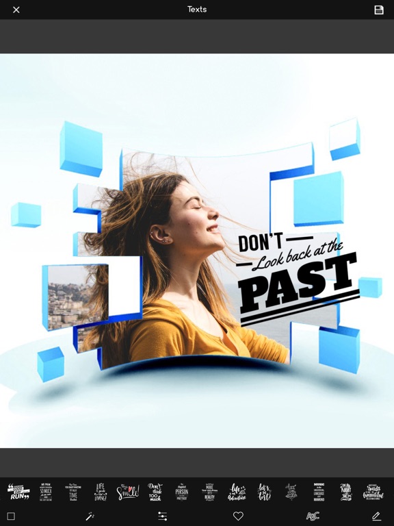 3D Photo Art Pic Editor Frames iPad screenshot 4 - Photo & Video app