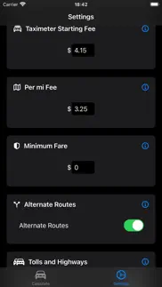 taximeter tariff iphone screenshot 3