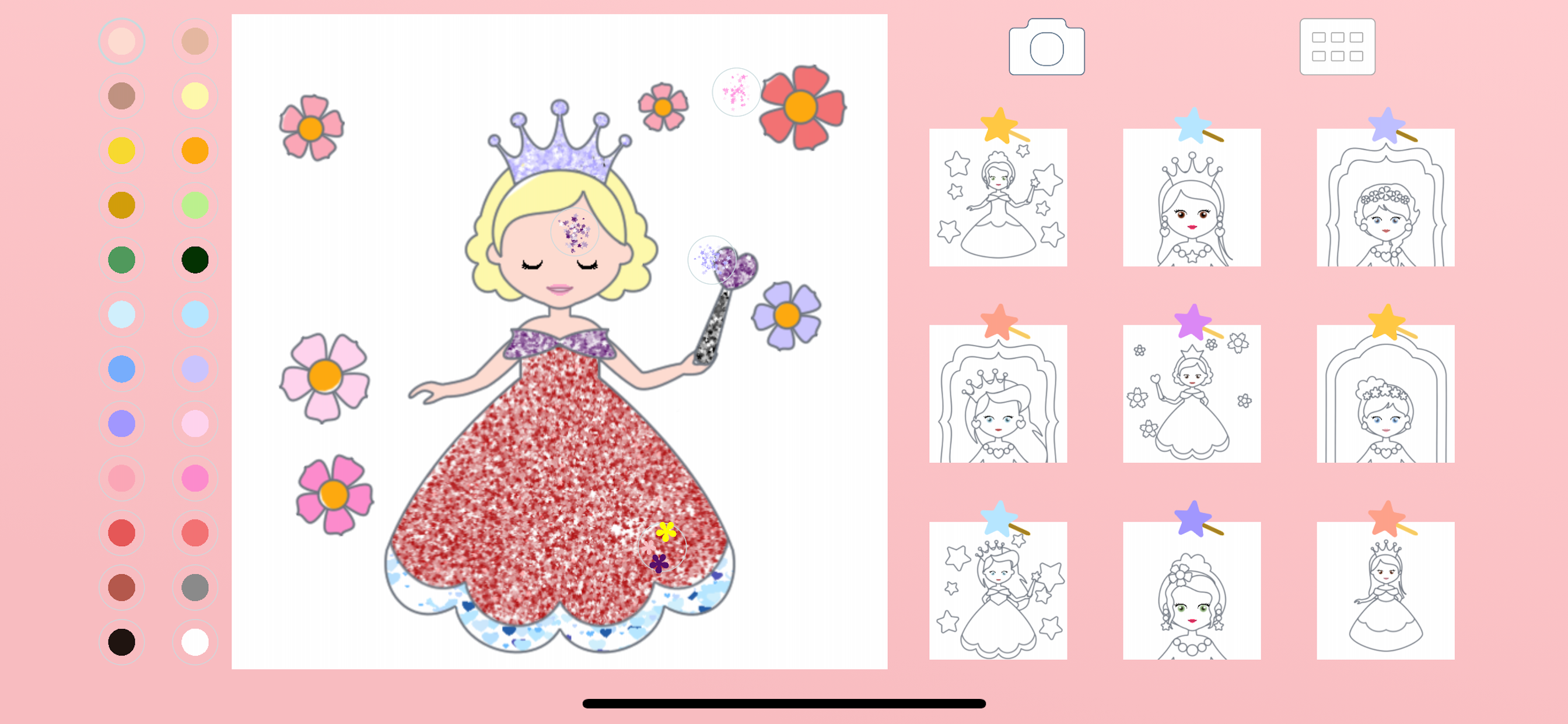 Princess Coloring Kid Toddler screenshot 11