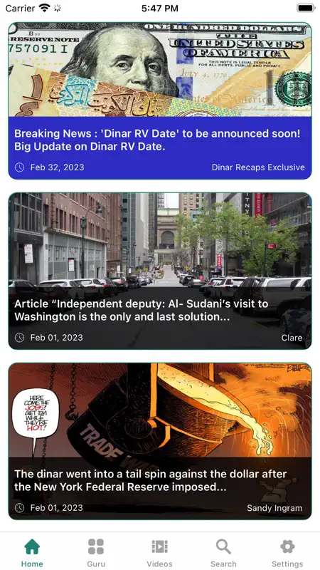 Dinar Recaps screenshot 2 of 5