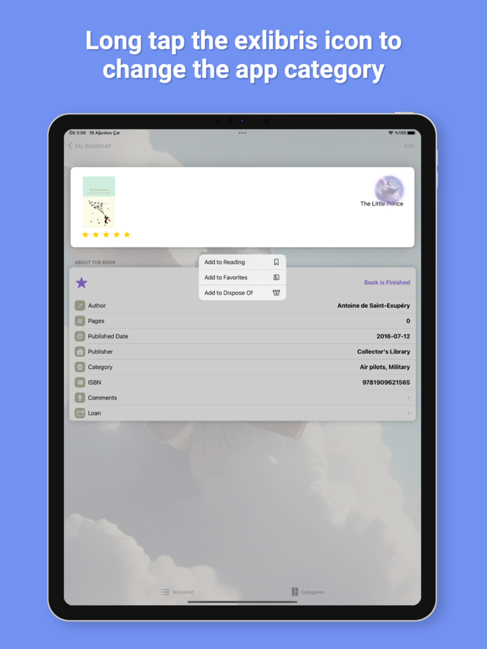 Book Tracker App - Ex Libris