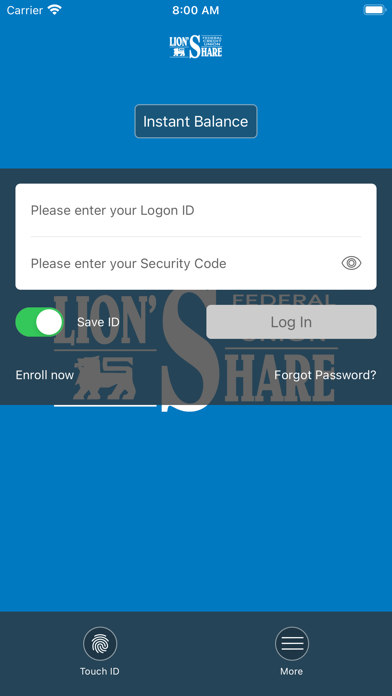 Lion's Share FCU Mobile Screenshot