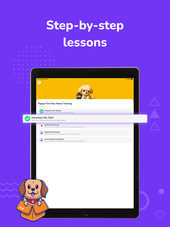 Dog Training App: Train My Dog iPad screenshot 3 - Lifestyle app