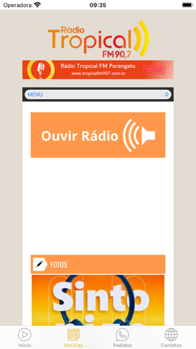 Tropical FM Porangatu Screenshot