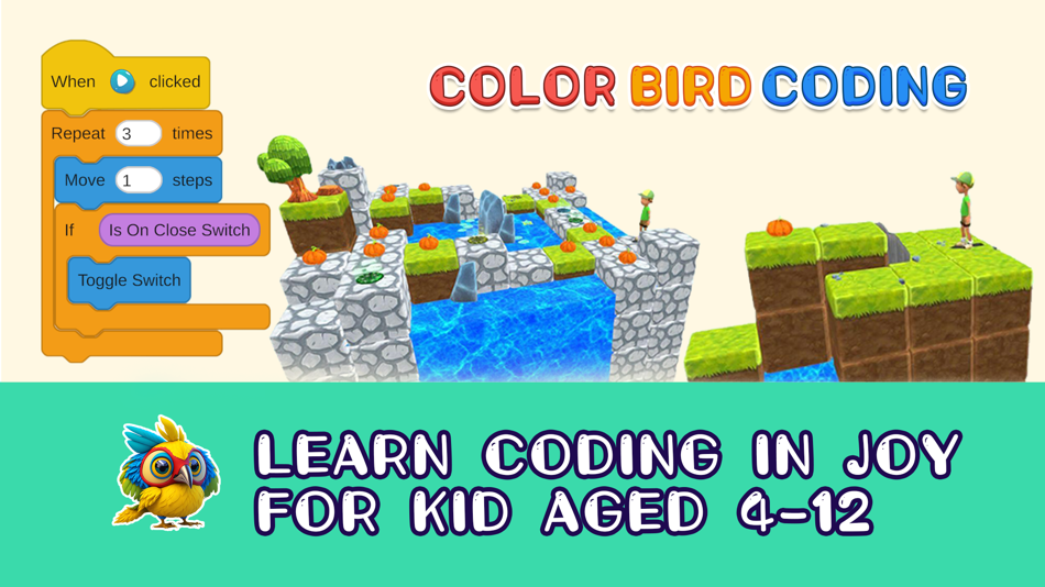 #1. Color Bird Coding (iOS) Podle: 哈尔滨来古科技发展有限公司
