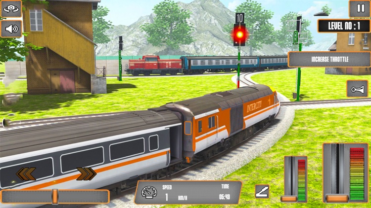 Modern Train Driving Simulator